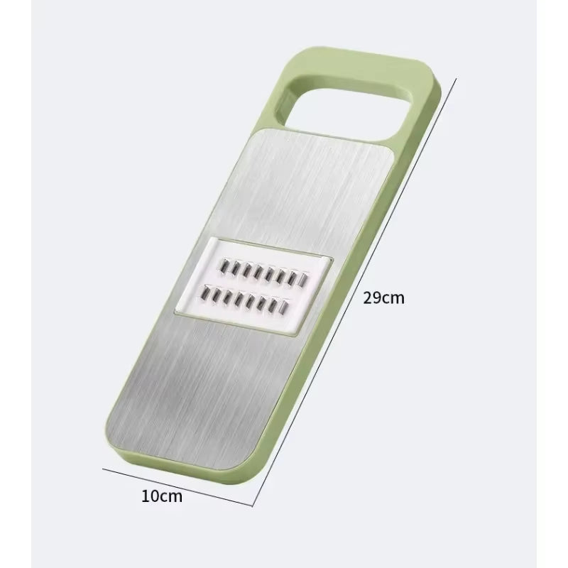 Kitchen 5 in 1 Stainless Steel Multifunctional Safe Manual Vegetable Slicer Cutter Potato Shredders Garlic Carrot Grater Chopper